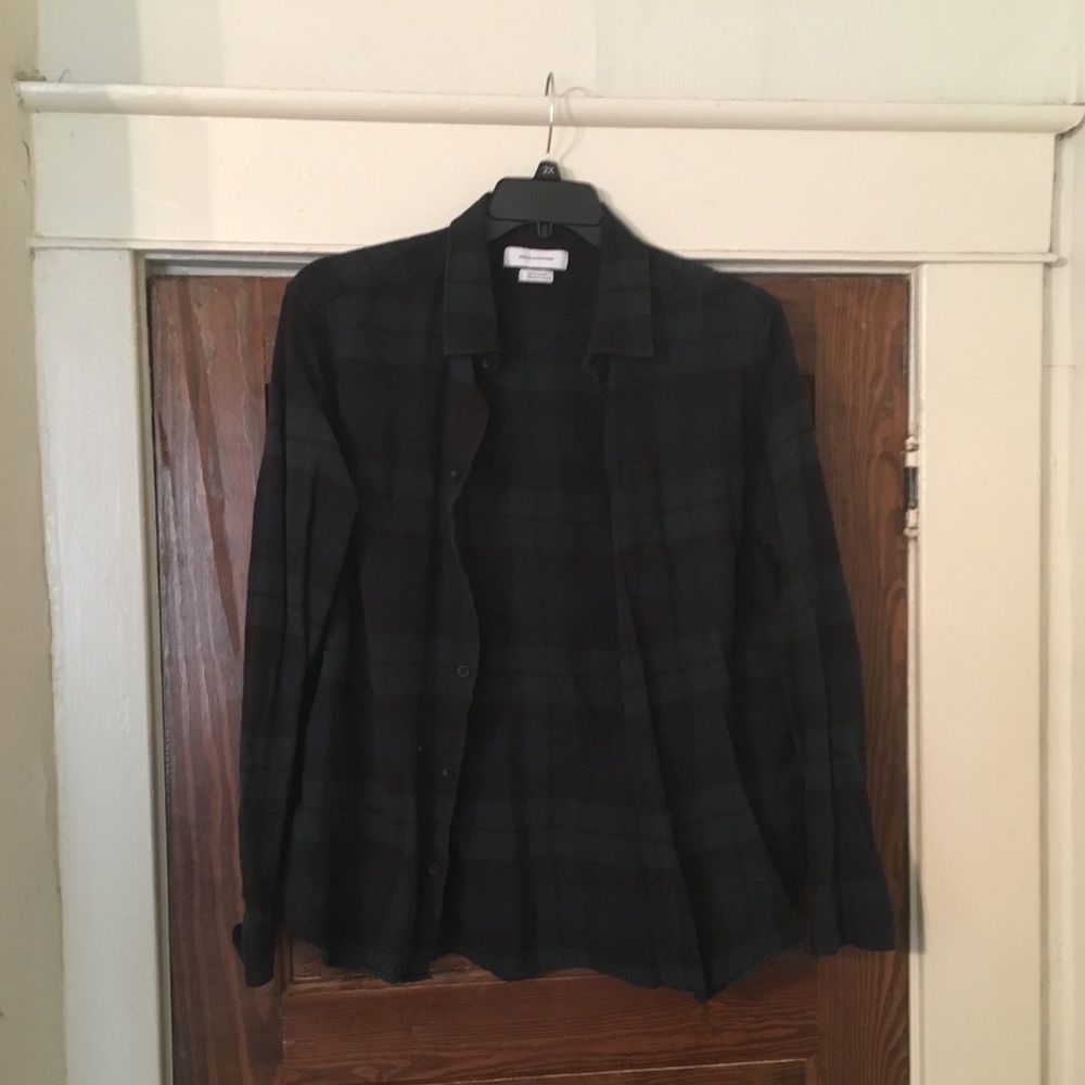 Urban Outfitters Green Flannel Large